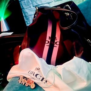 Coach Horse & Carriage Jacquard shoulder Bag